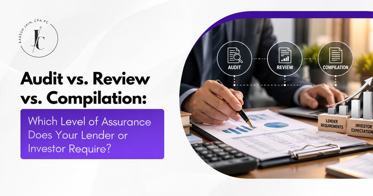 Audit vs. Review vs. Compilation: Which Level of Assurance Does Your Lender or Investor Require?
